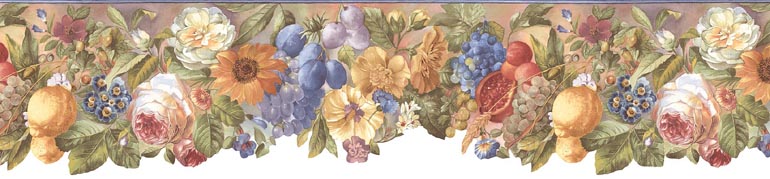 Roses Grape KT74979DC Wallpaper Border
