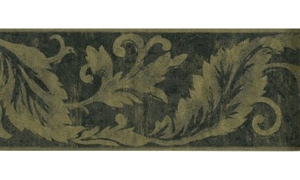 Dark Green Swirls ZA30139 Wallpaper Border