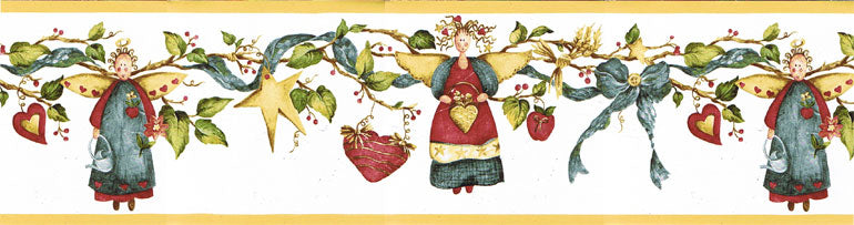 Christmas Angels NC76759 Wallpaper Border