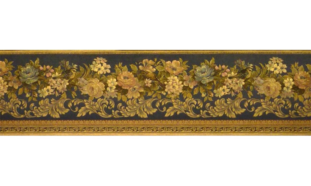 Floral Des57820 Wallpaper Border