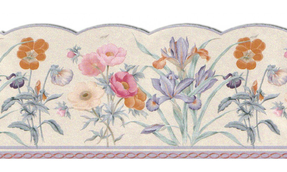 Floral B5336 Wallpaper Border