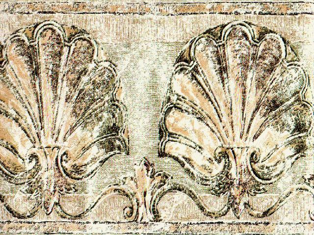 Satin Romance Scrolls DES24982 Wallpaper Border