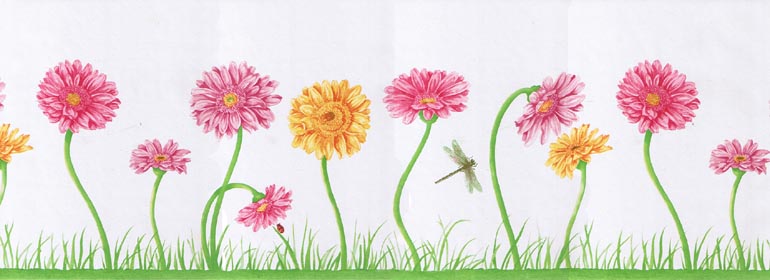 Ladybag Lady Bag HK50035 Wallpaper Border