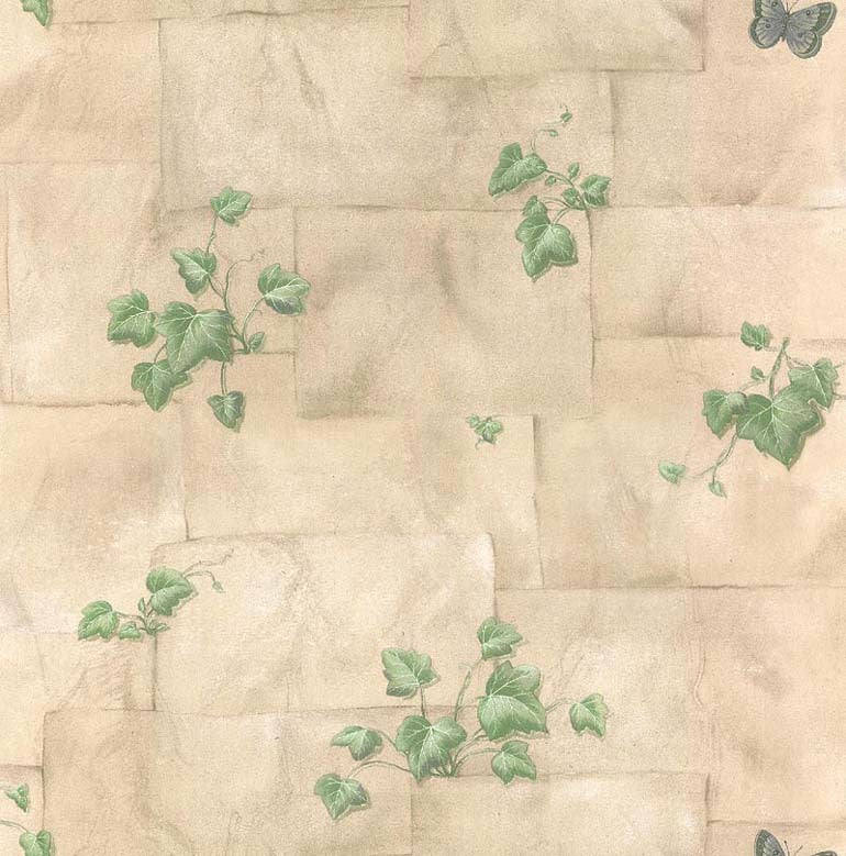 Brick Leaf KA23648 Wallpaper