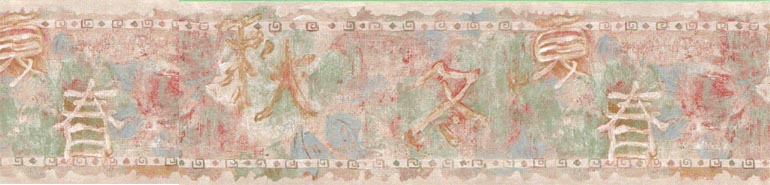 Chinese Abstract BYB341505 Wallpaper Border