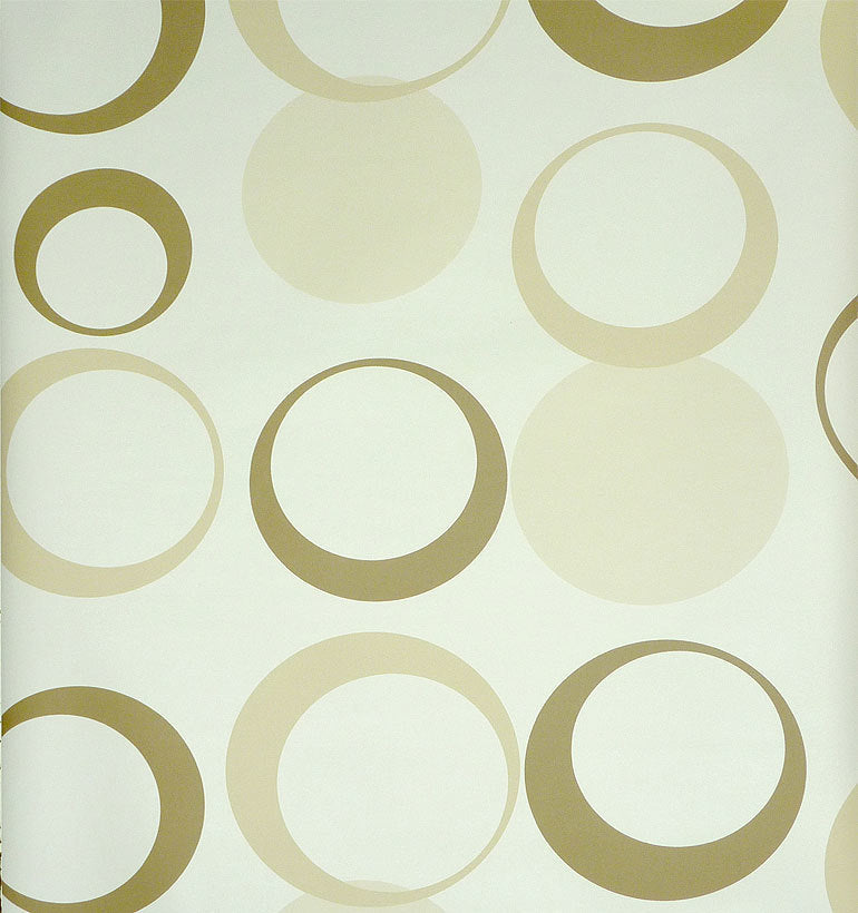 Beige Circle TL29093 Wallpaper