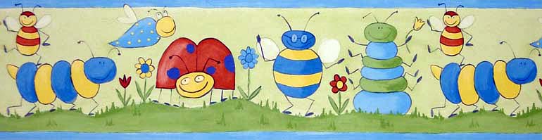 Ladybug Bee GR73513 Wallpaper Border