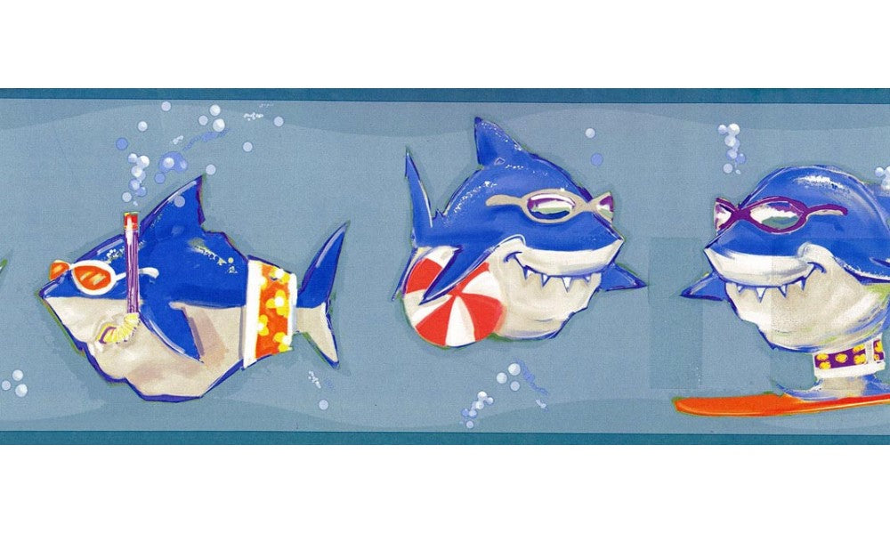 Fish KJ0315 KJ315 Wallpaper Border