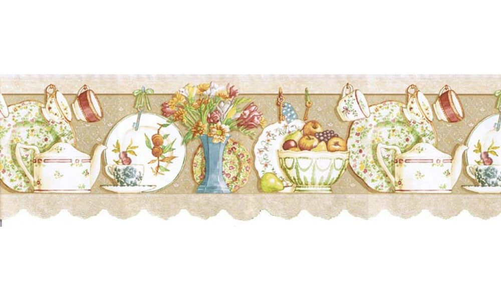 Retro Kitchen Wallpaper Borders