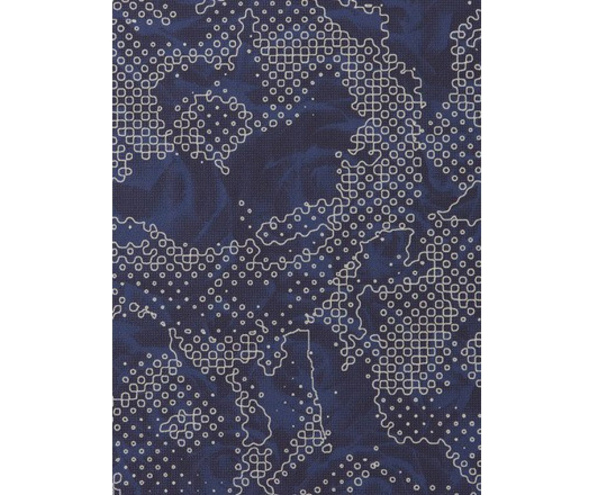 Blue Graphic Aroma Wallpaper