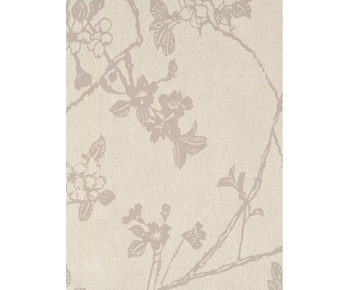 Taupe 46042 Flora Wallpaper