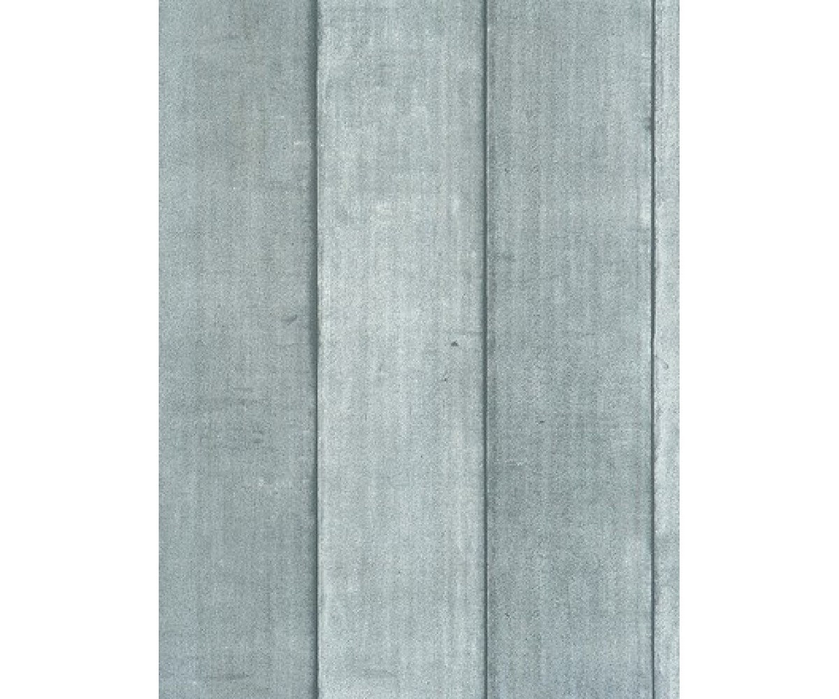 Bluish Grey Wood Barrier Wallpaper