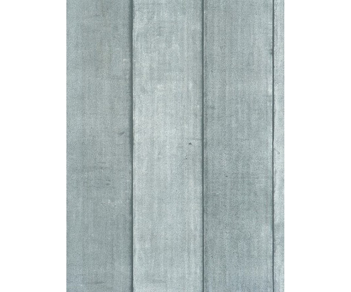 Bluish Grey Wood Barrier Wallpaper