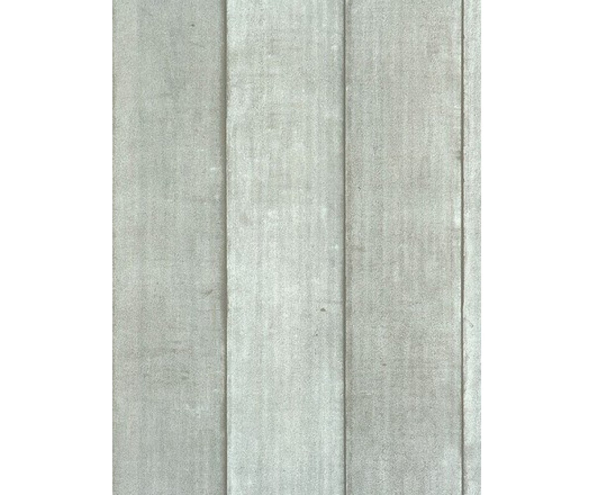 Grey Wood Barrier Wallpaper