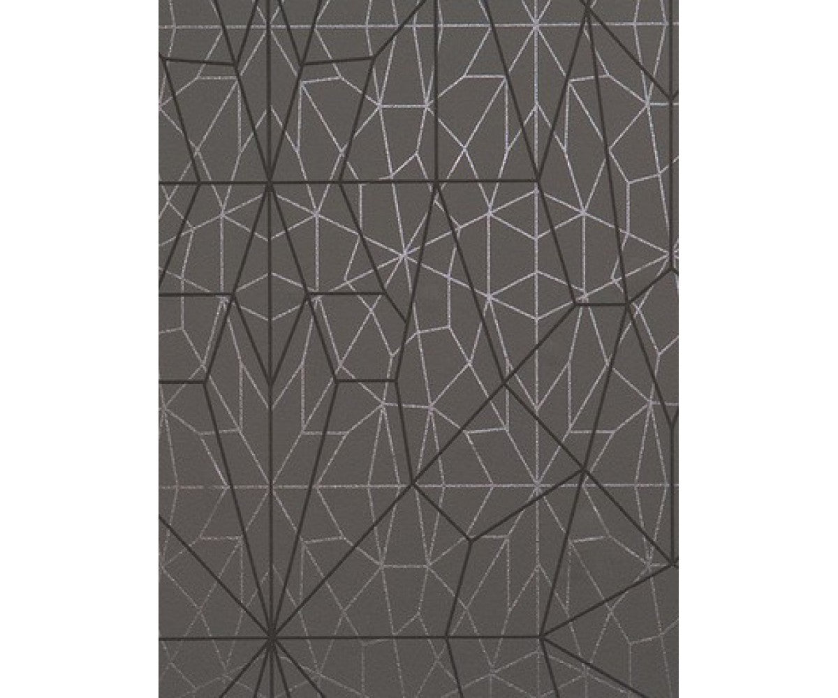 Dark Grey Linear Structure Wallpaper