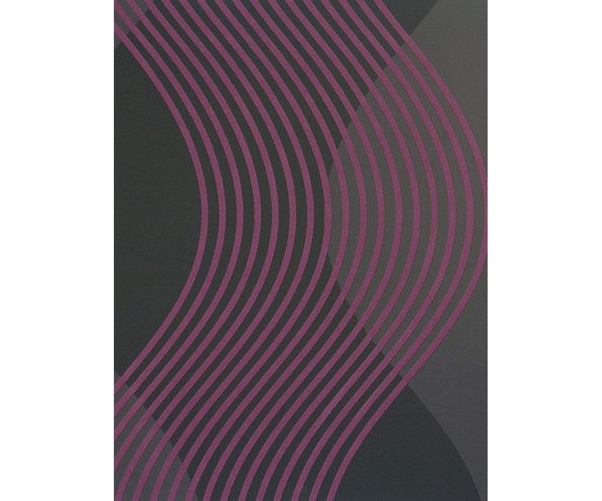 Black Wavy Stripe Noise Wallpaper