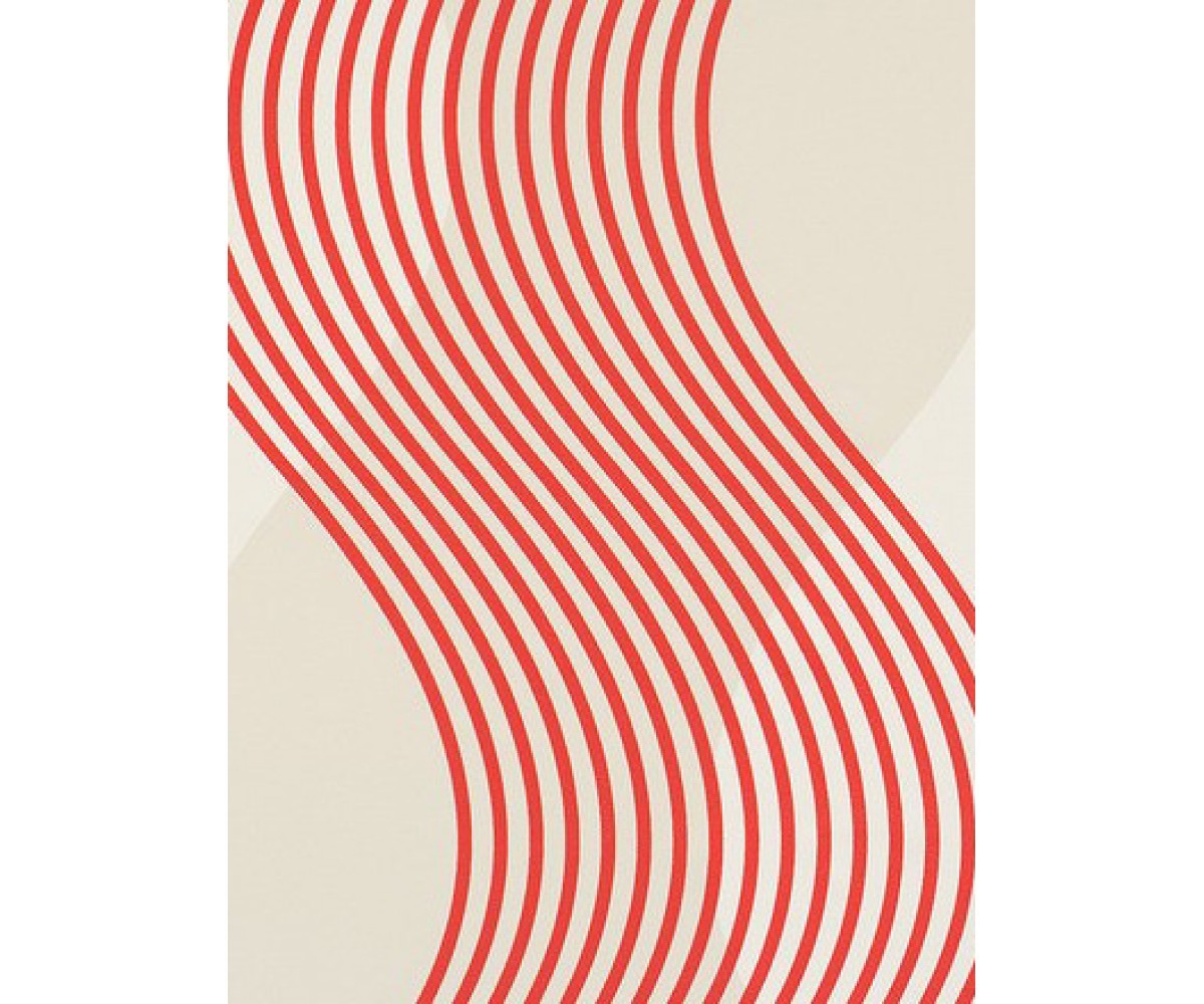 Red Wavy Stripe Noise Wallpaper