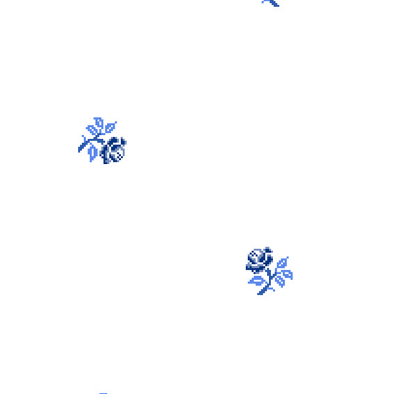 Early Roses Blue 46902 Wallpaper