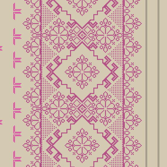 Homely Geometric Floral Purple Grey 46925 Wallpaper