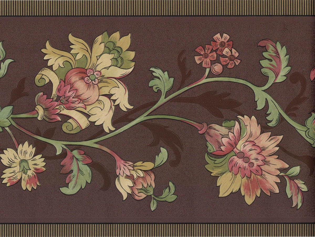 Flower FDB01087 Wallpaper Border