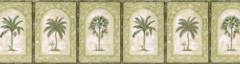 Bananas Tree Tubbed 66166190 Wallpaper Border