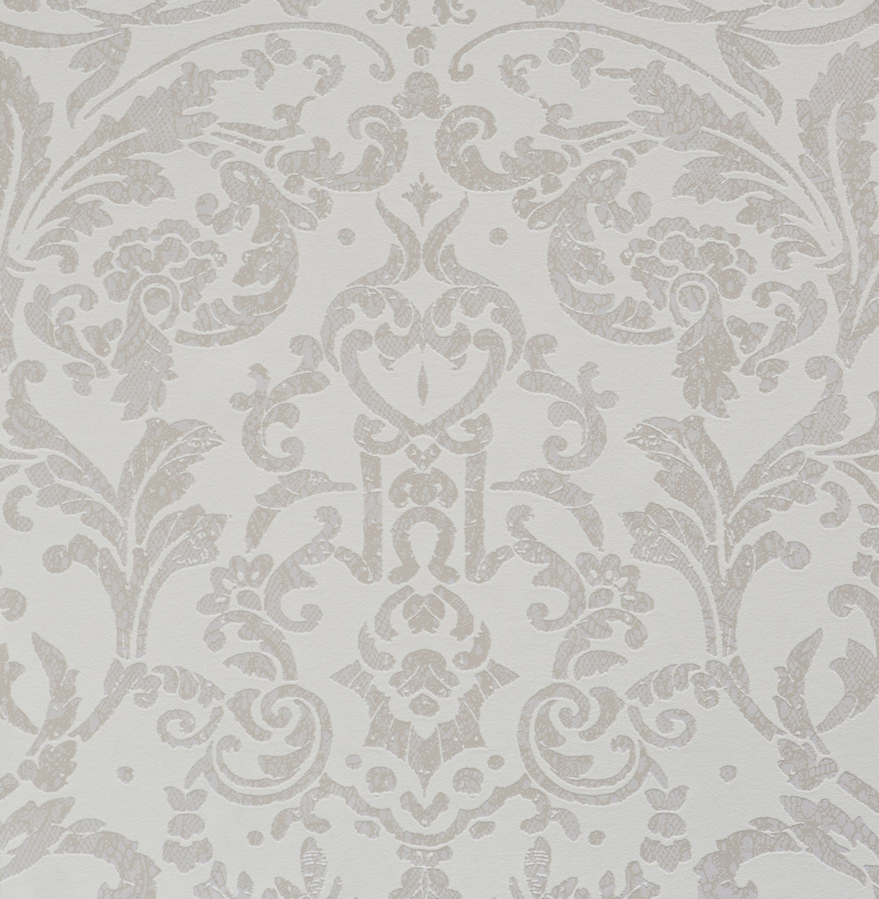 Opulent Embossed Floral Grey 48650 Wallpaper
