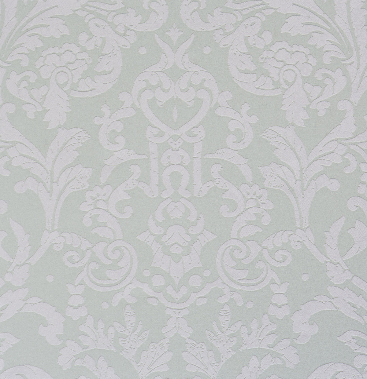 Opulent Embossed Floral Green 48651 Wallpaper