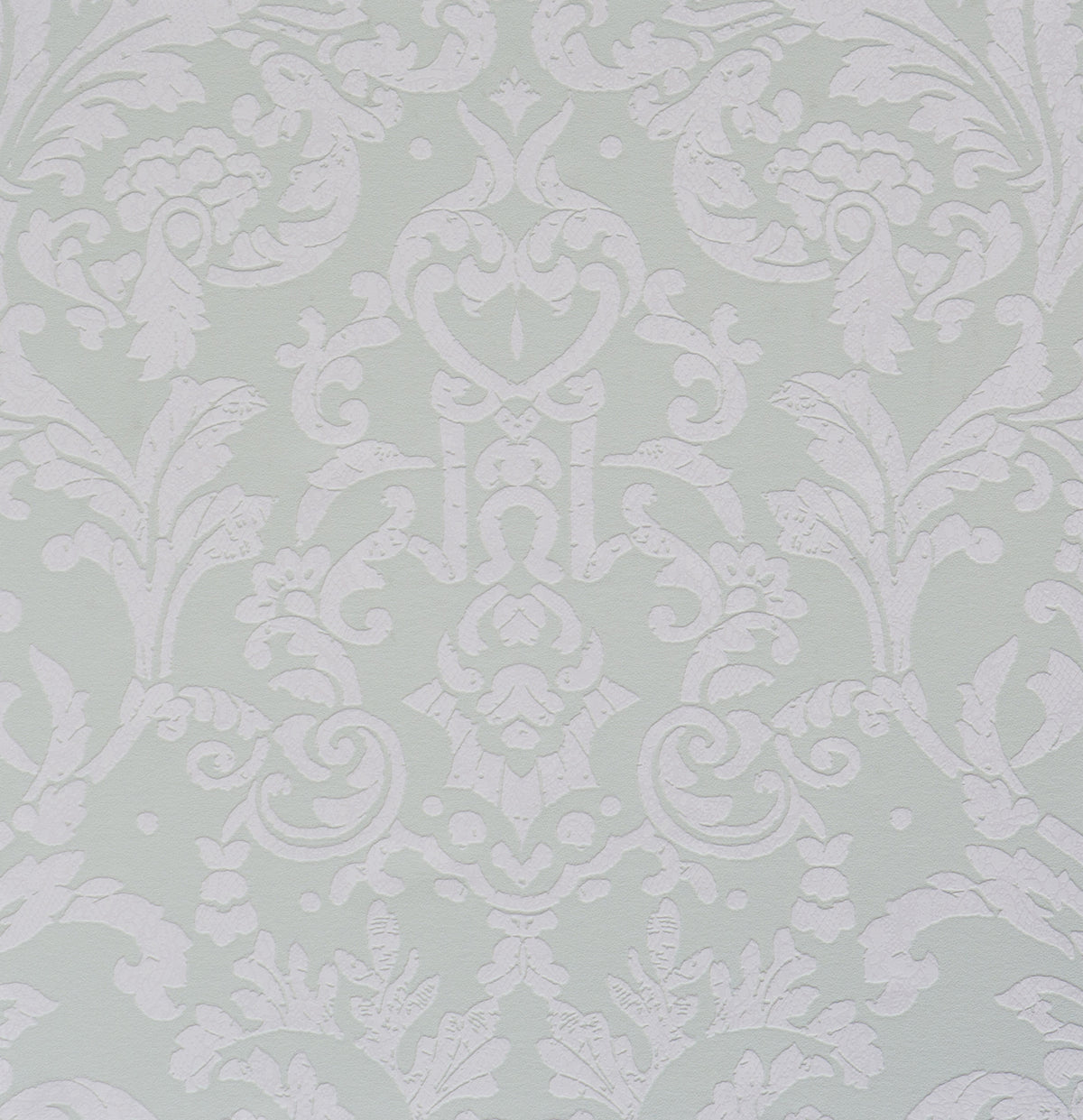 Opulent Embossed Floral Green 48651 Wallpaper