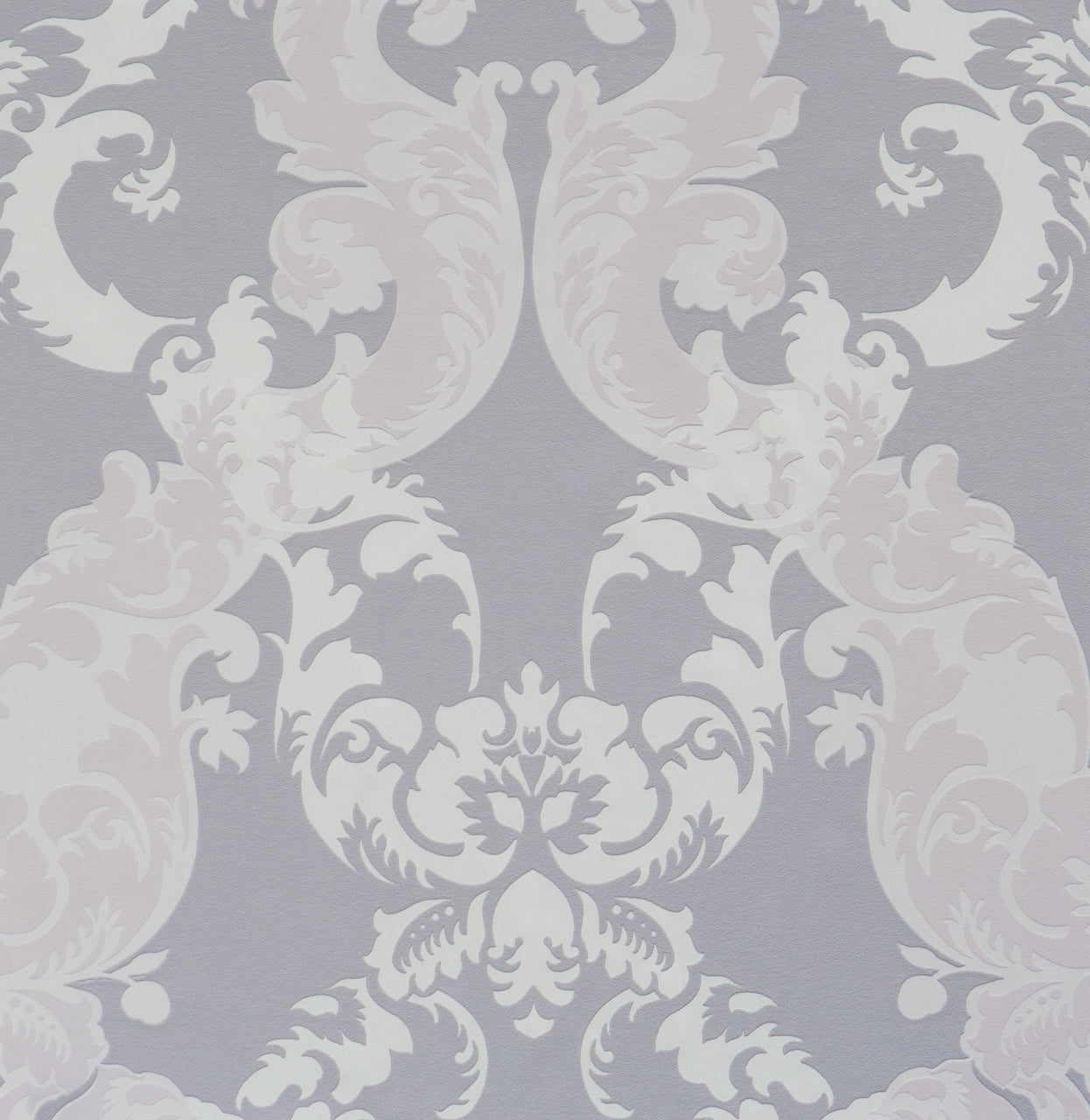 Adorn Floral Scroll Blue Purple 48662 Wallpaper