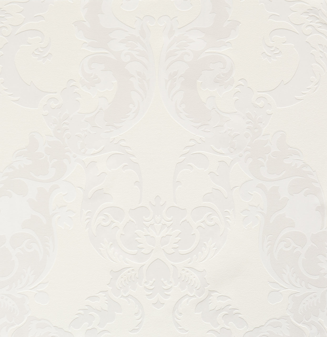 Adorn Floral Scroll Yellow Beige 48664 Wallpaper