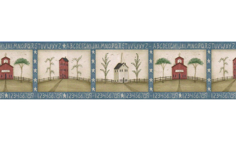 Country HIC0016 Wallpaper Border