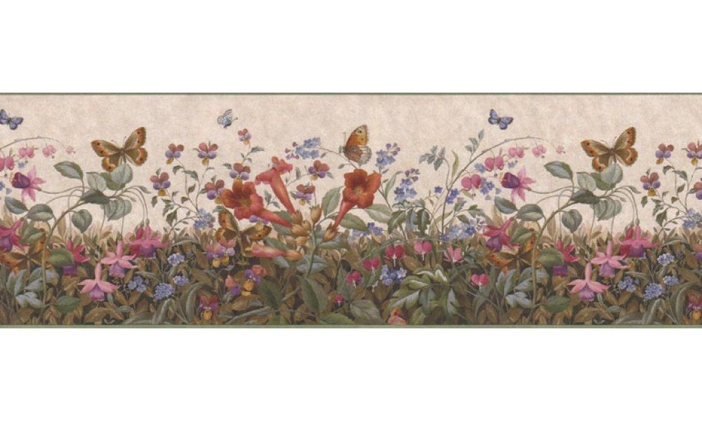 Floral B49517 Wallpaper Border