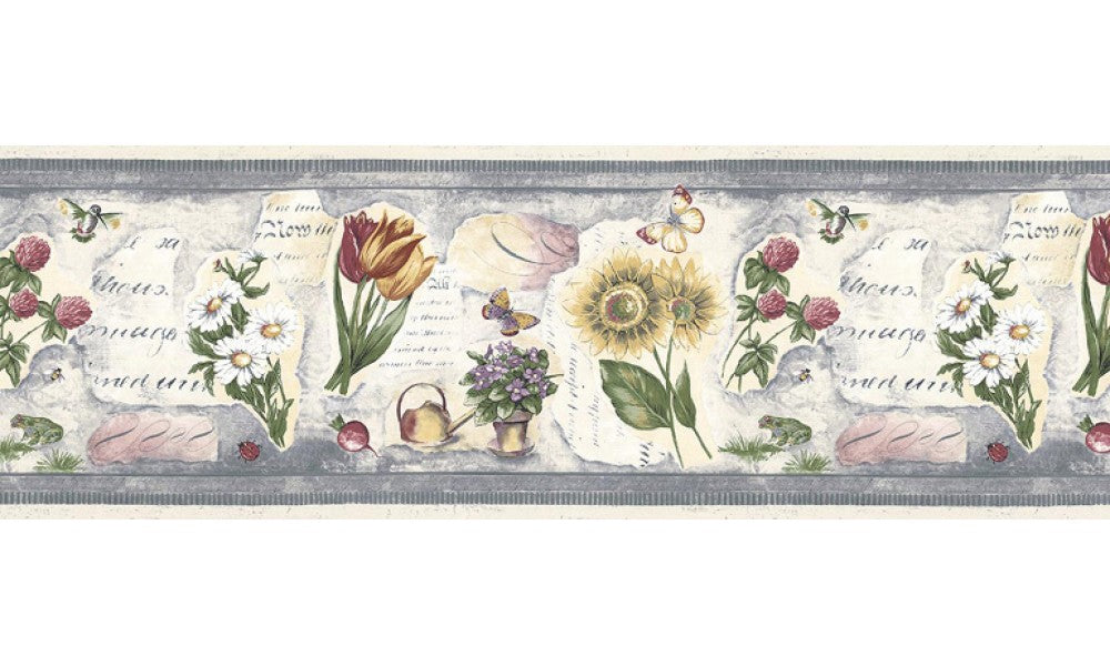Floral B74360 Wallpaper Border