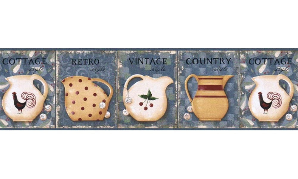 Kitchen VIN7305B Wallpaper Border
