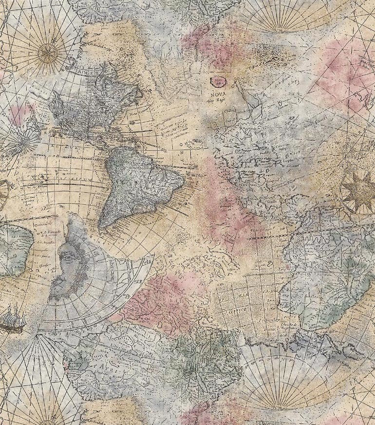 World Map TM14545 Wallpaper