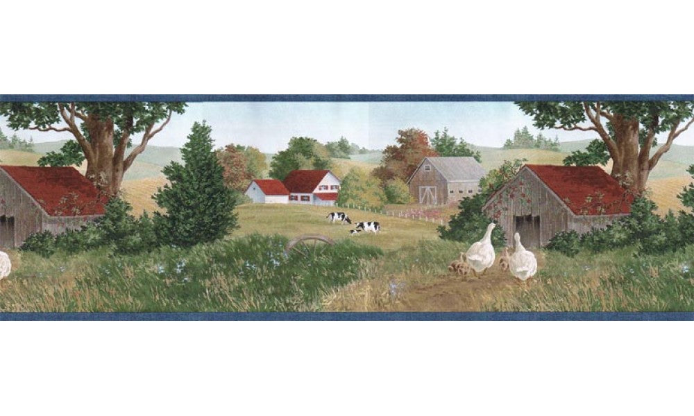 Country B7116AFR Wallpaper Border