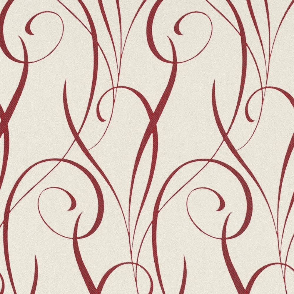 Ornamental Motifs Beige Red 5745-06 Wallpaper