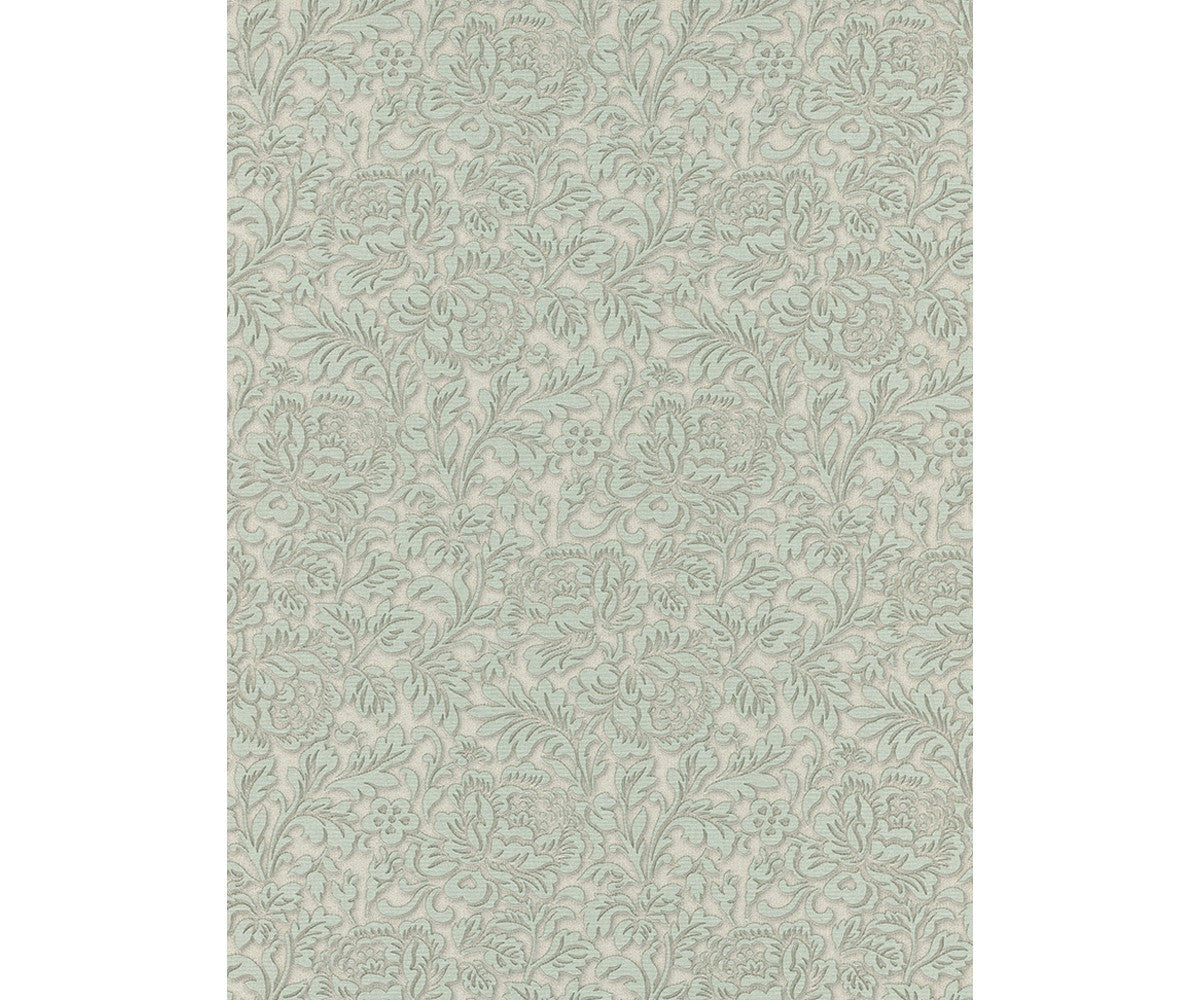 Classic Rose Floral Trail Green 5784-24 Wallpaper