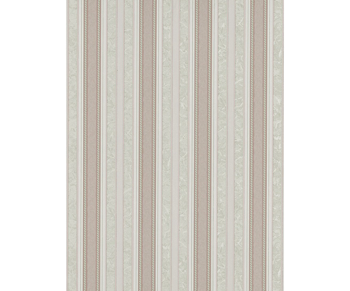 Textured Coordinated Stripes Grey Rose 5786-35 Wallpaper
