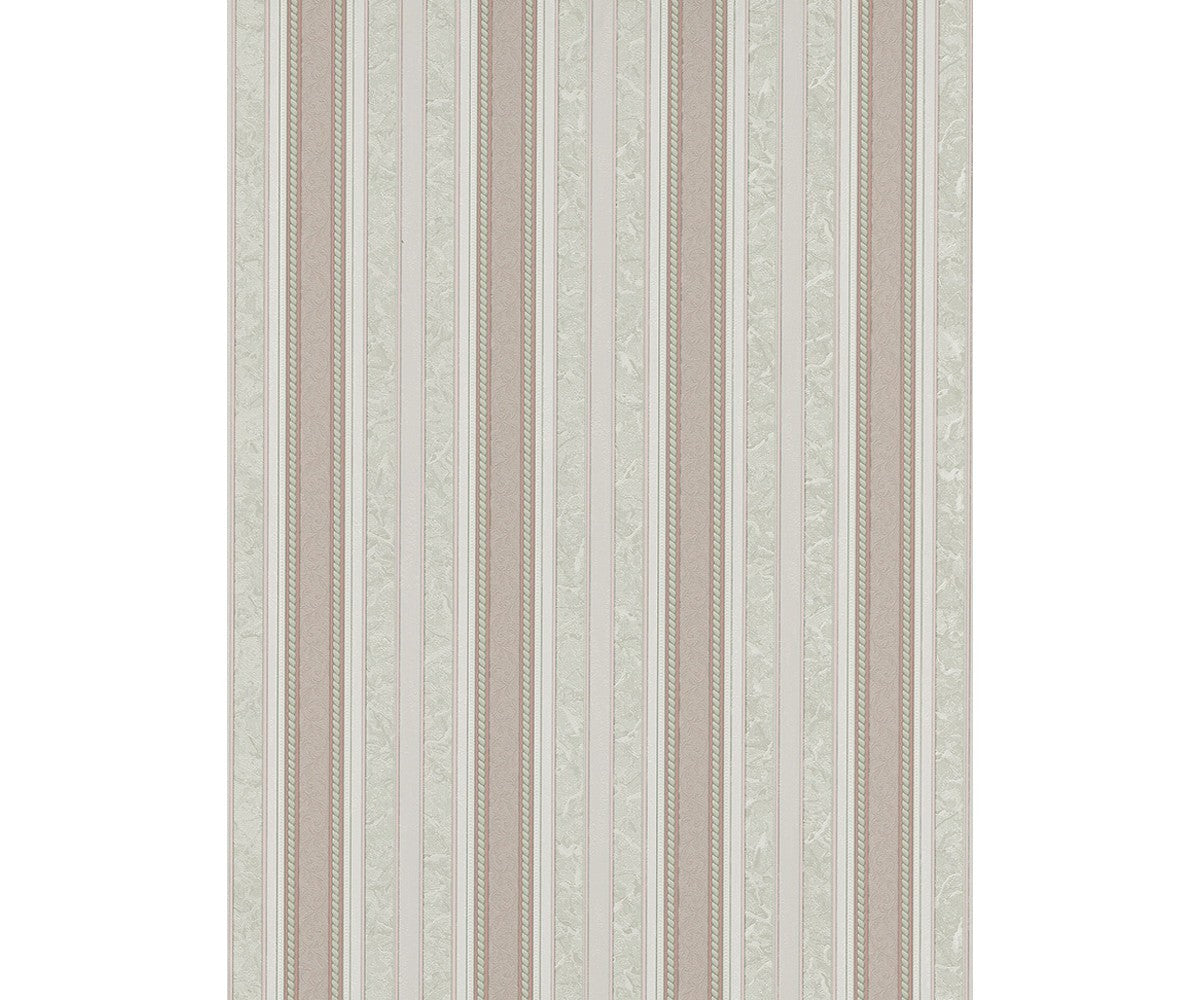 Textured Coordinated Stripes Grey Rose 5786-35 Wallpaper