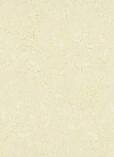 Tulip Floral Trail Beige Cream 5796-02 Wallpaper