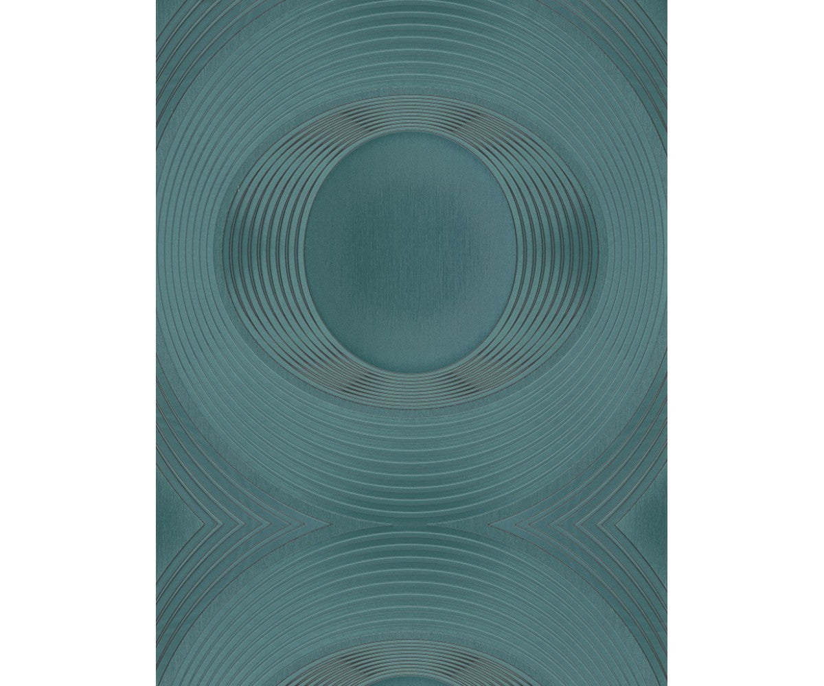 Graphics 3D Effects Teal 5803-18 Wallpaper