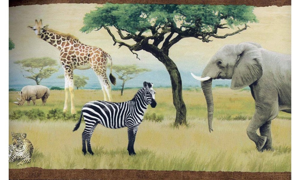 Wild Animals Forest 5815165 Wallpaper Border