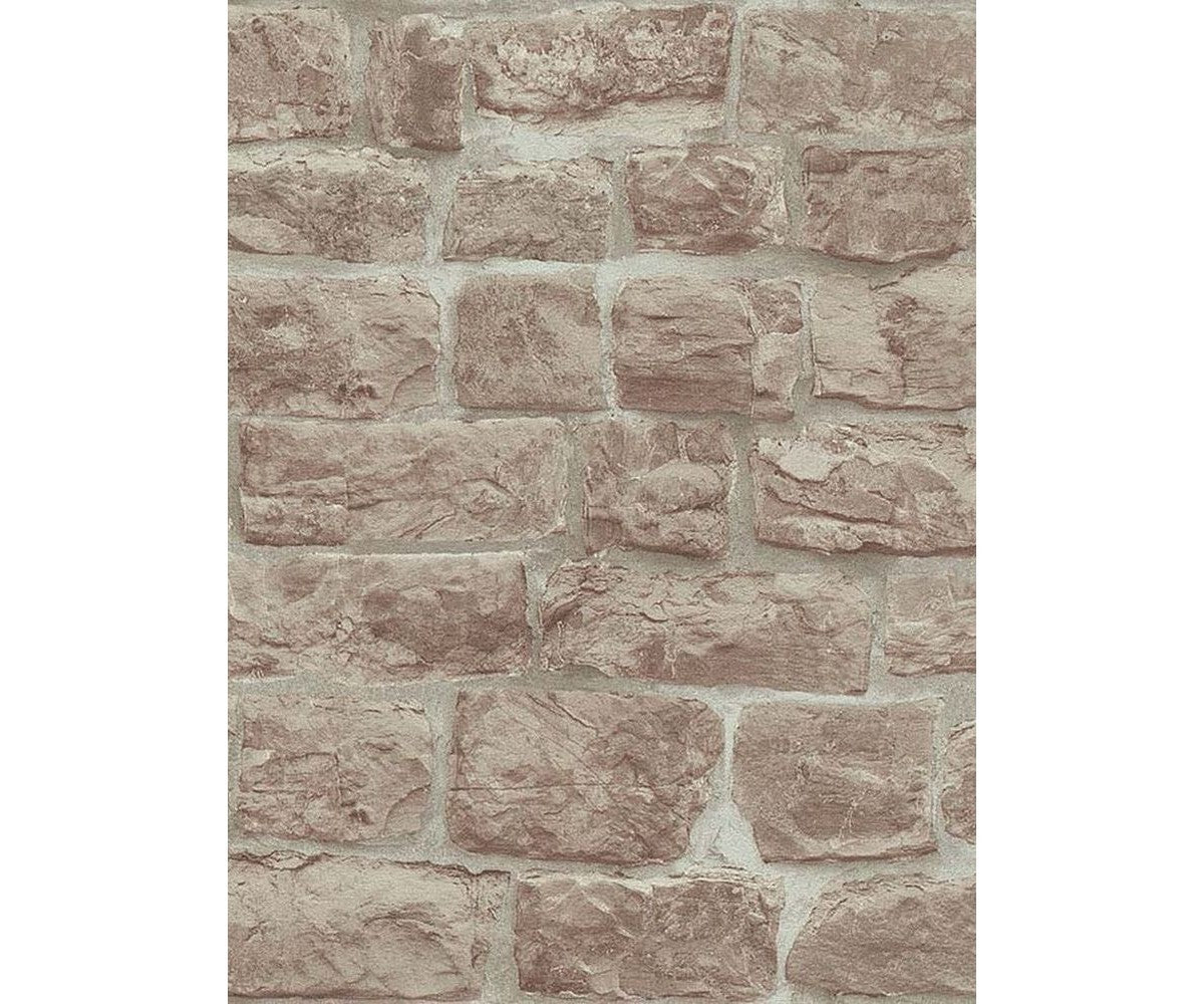 Brown Brix 2 5818-11 Wallpaper