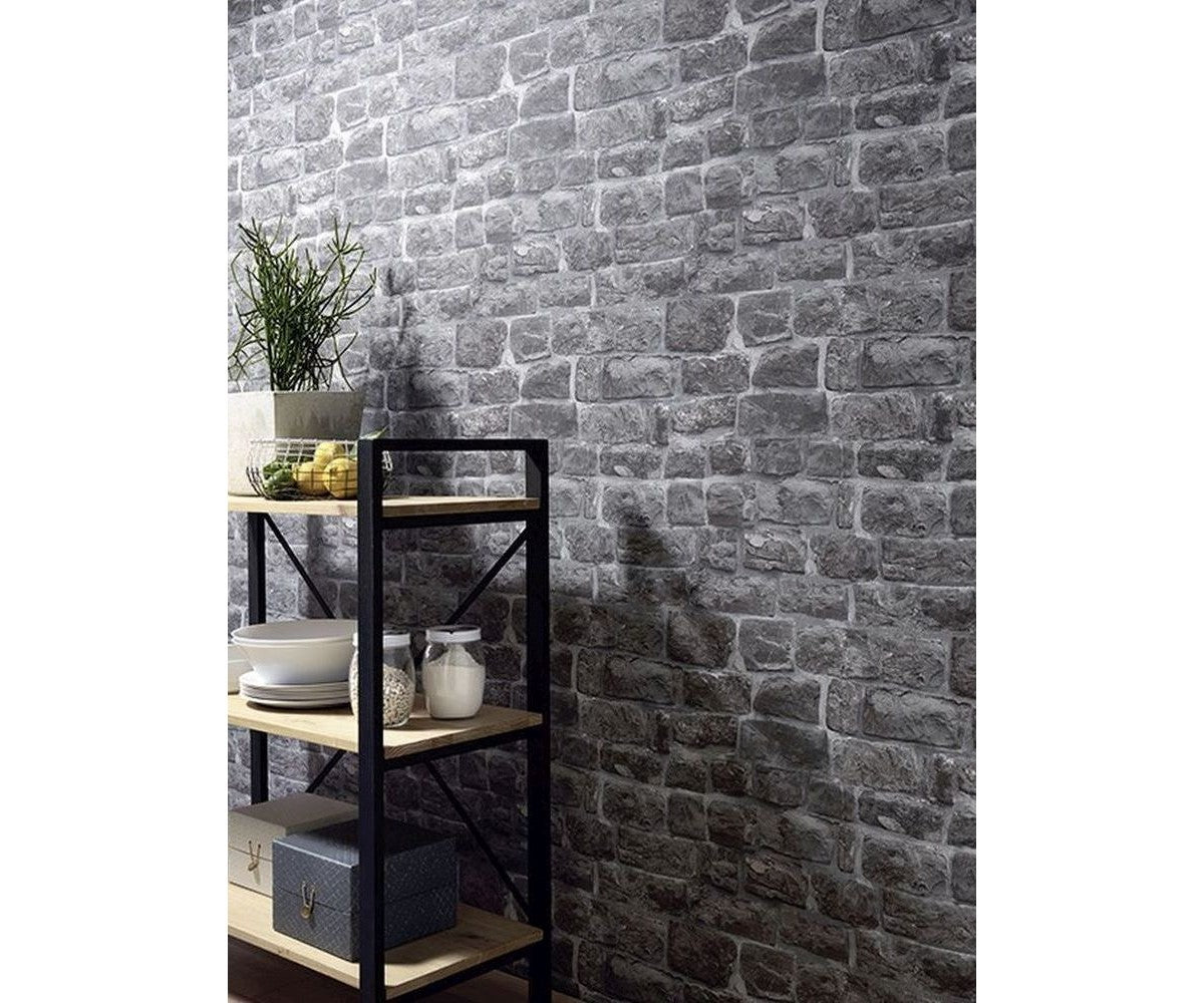 Brown Brix 2 5818-11 Wallpaper