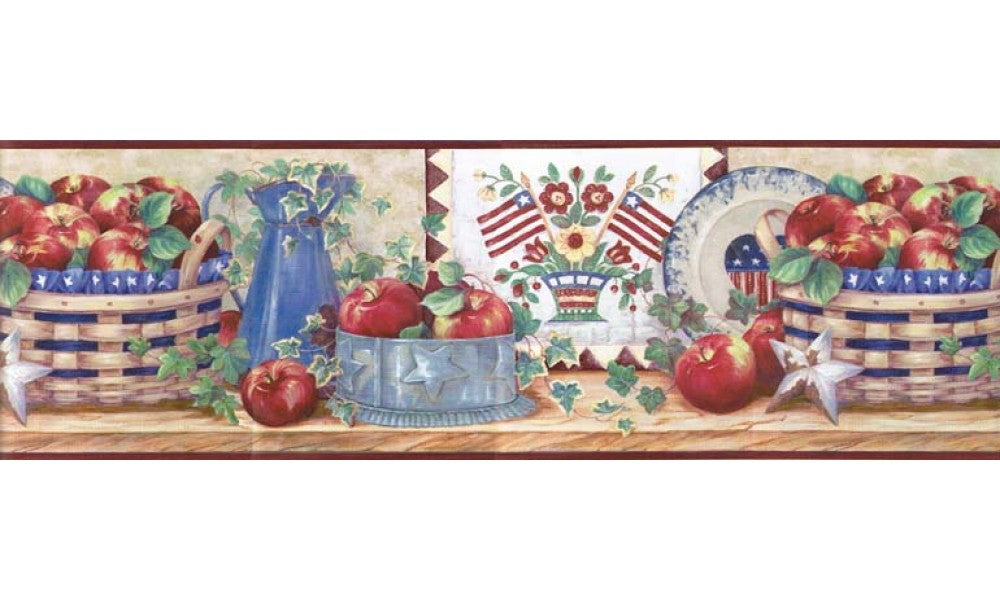 Apple Fruits B11021 Wallpaper Border