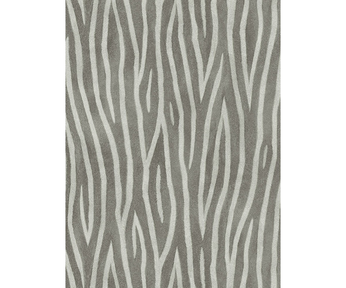 Zebra Skin Pattern Black 5905-15 Wallpaper