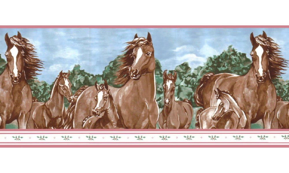 Horses b6265WB Wallpaper Border