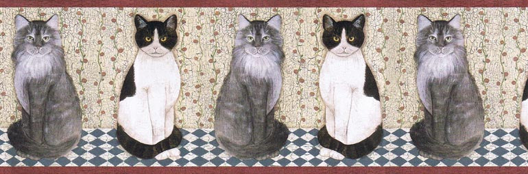 Cats  AFR7105 Wallpaper Border