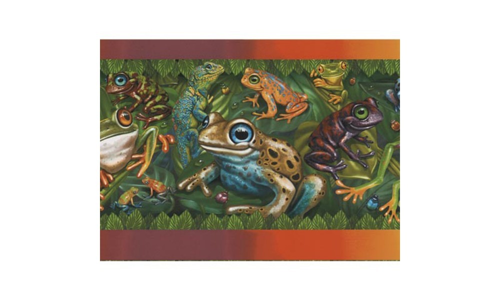 Frog  JJ6826B Wallpaper Border